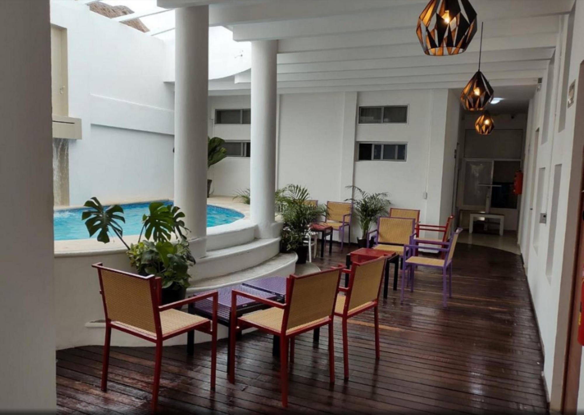 Hostal Del Mar Playa del Carmen Kültér fotó